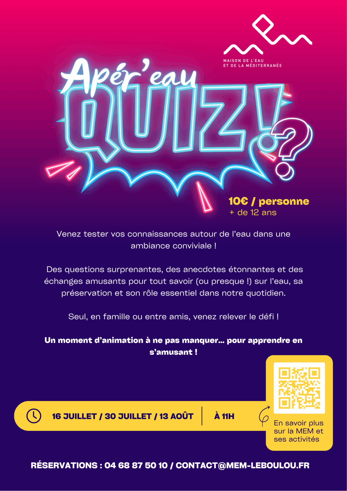 APER'EAU QUIZ MEM Le Boulou