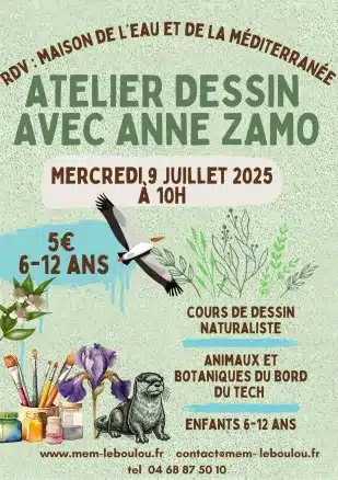 Atelier dessin Anne Zamo MEM Le Boulou